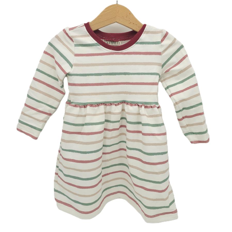 Basic Kleid Streifen 134-164